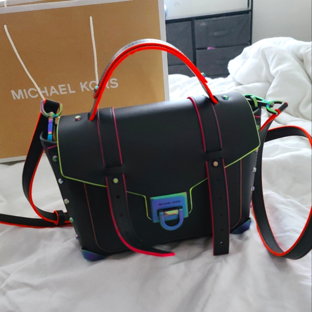 Michael Kors leather satchel